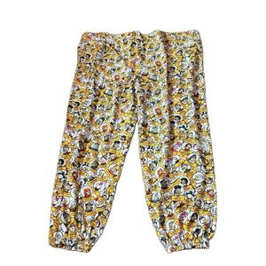 Disney Duck Family Scrooge Daisy Allover Joggers Pants Pockets Sz 3X NEW